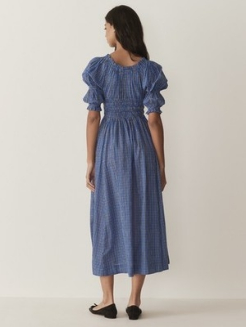 NWOT Doen Ischia in cassis check, large - Picture 4 of 10